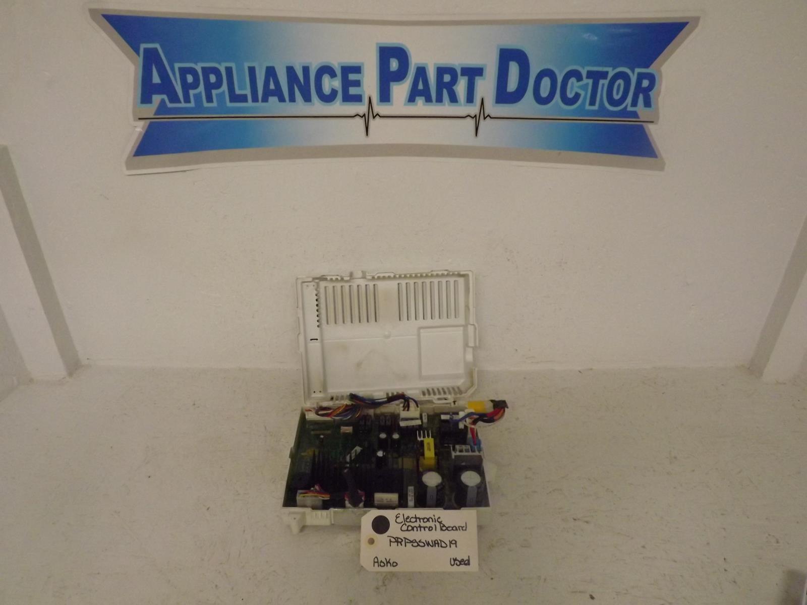 Asko Washer PRPSSWAD19 Electronic Control Board Used Asko Washer PRPSSWAD19 Electronic Control Board Used